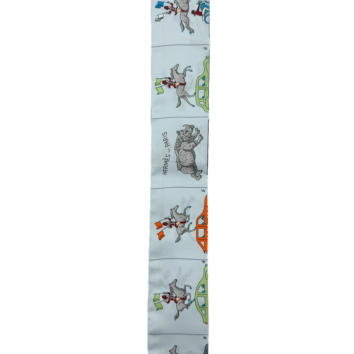 Luxury Promise Japan HERMES TWILLY HERMES PARADE SCARF MULTICOLOR SILK 90295843