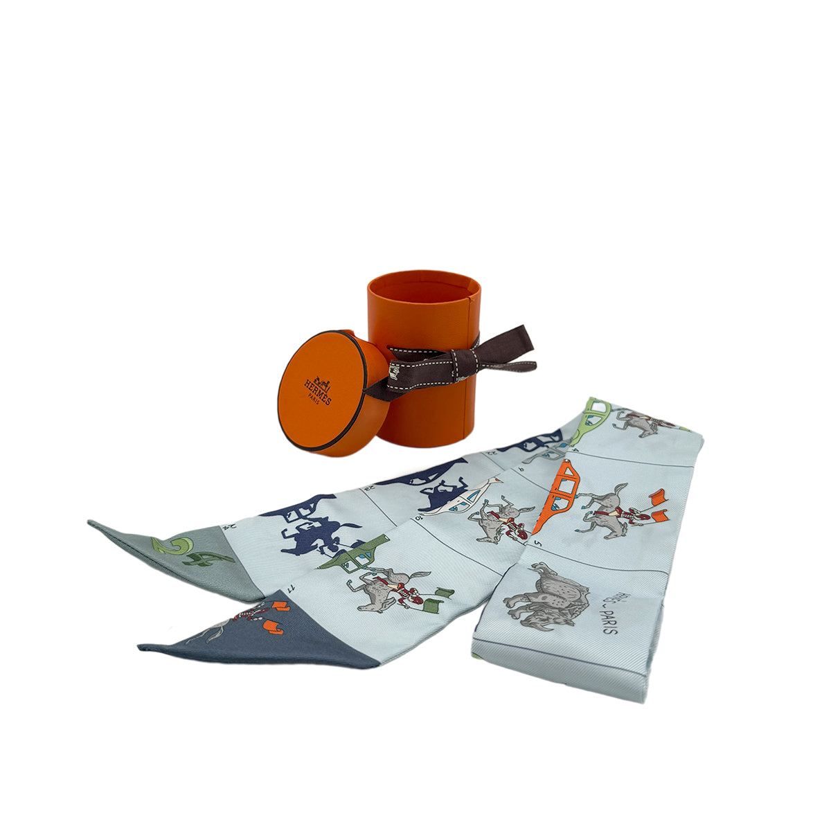 Luxury Promise Japan HERMES TWILLY HERMES PARADE SCARF MULTICOLOR SILK 90295843