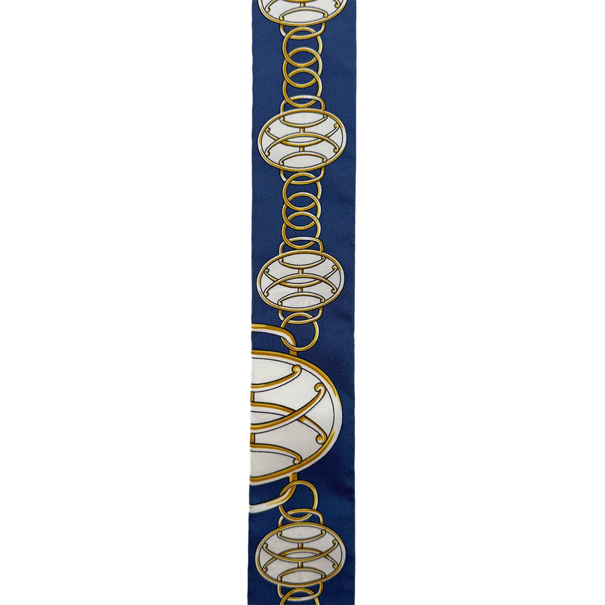 Luxury Promise Japan HERMES TWILLY LIFT PROFILE SCARF BLUE YELLOW SILK 90295852