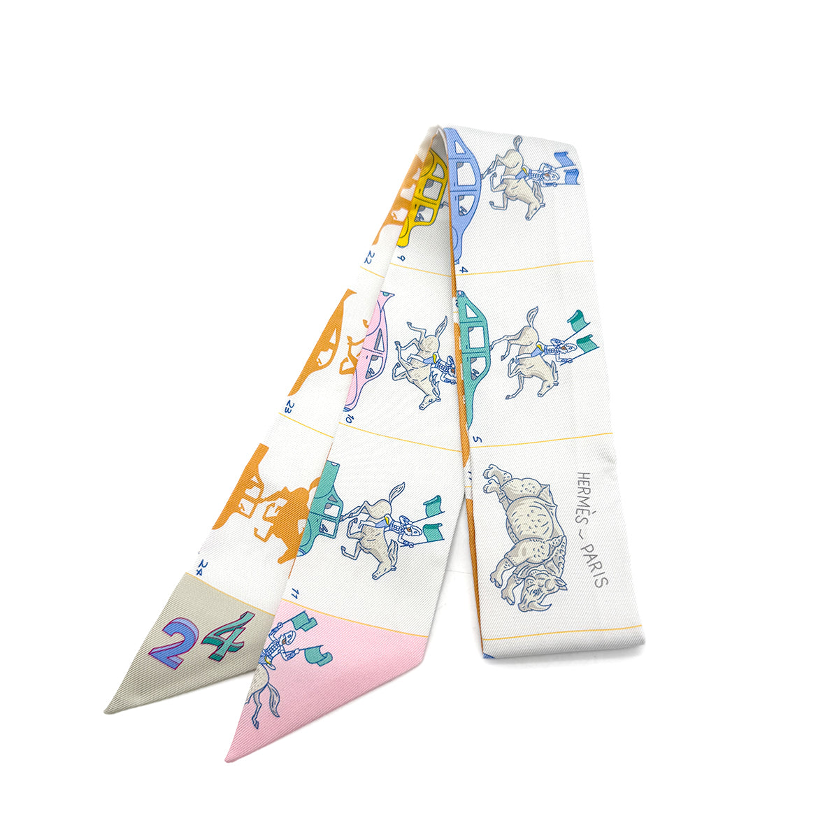 Luxury Promise Japan HERMES TWILLY PARADE CG SCARF MULTICOLOR SILK 90279971