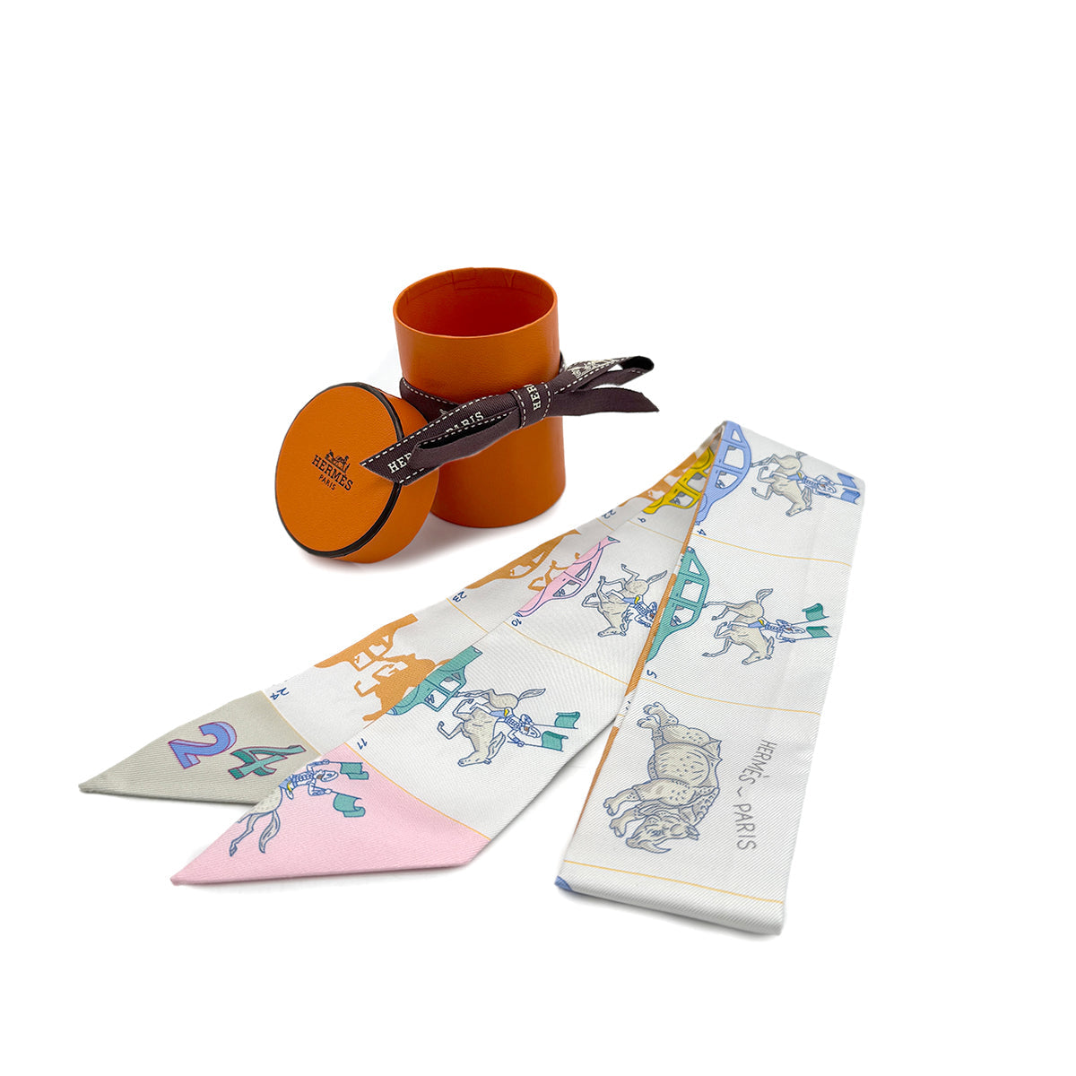 Luxury Promise Japan HERMES TWILLY PARADE CG SCARF MULTICOLOR SILK 90279971
