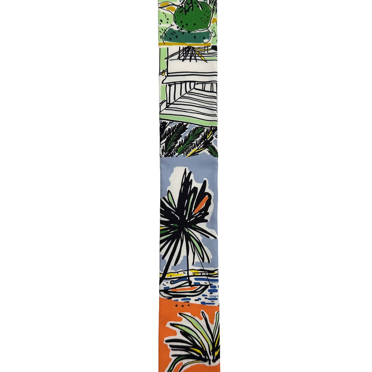 Luxury Promise Japan HERMES TWILLY RAYURES D’ETE SCARF MULTICOLOR SILK 90324154