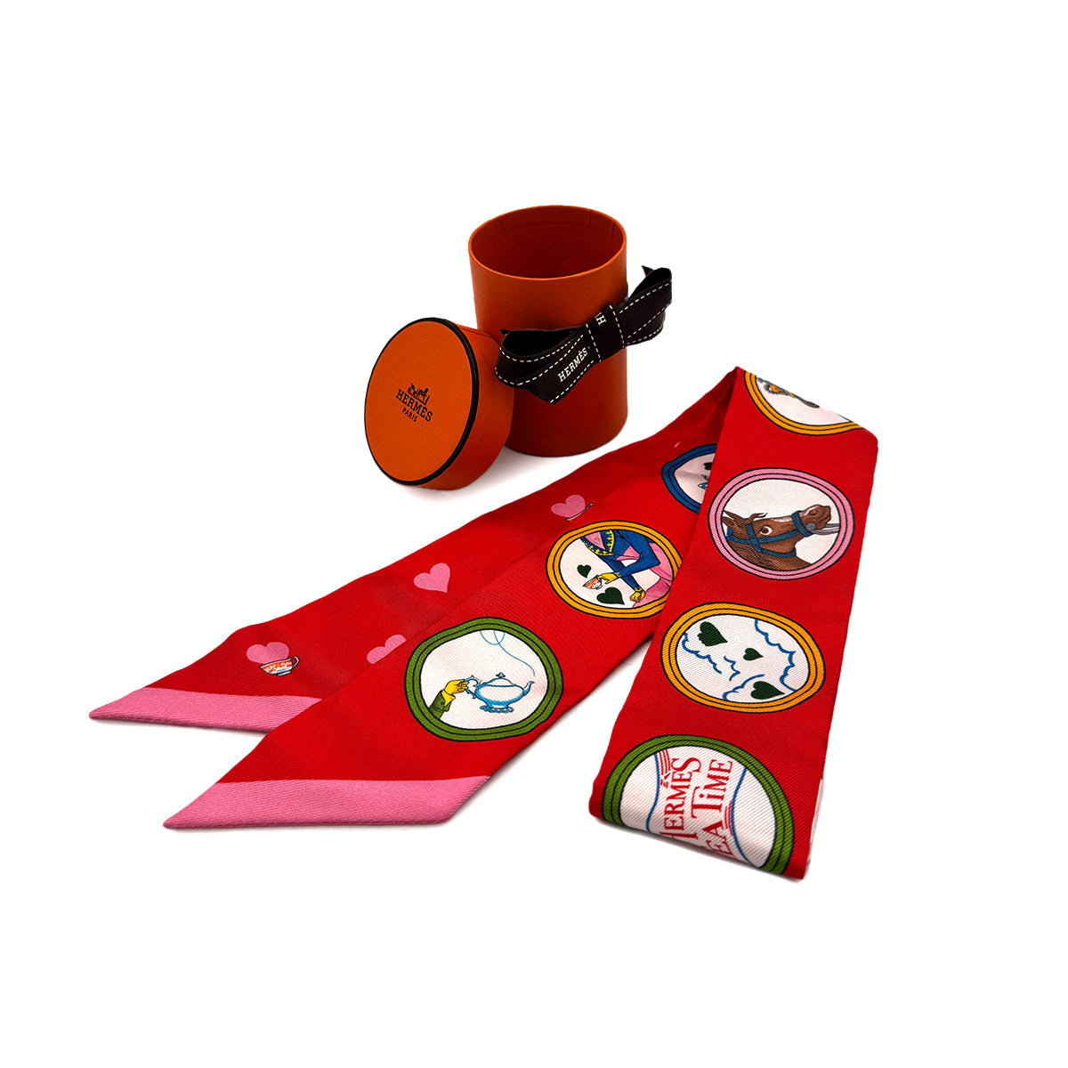 Luxury Promise Japan HERMES TWILLY TEA TIME SCARF MULTICOLOR SILK 90292054