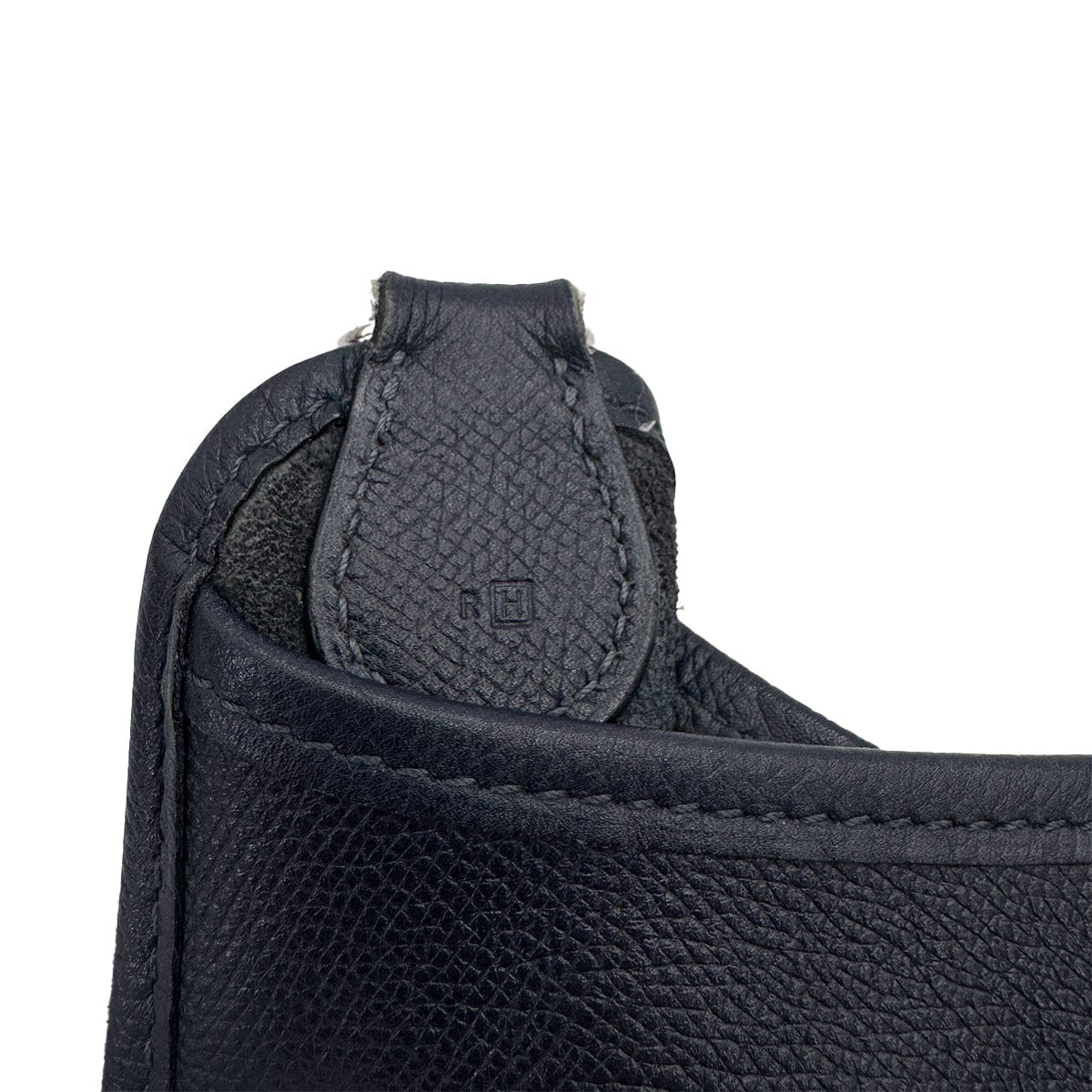 Luxury Promise Japan HERMES VESPA PM BLUE INDIGO VEAU EPSOM SHOULDER BAG 2004 SQUARE H PALLADIUM HARDWARE 90310337