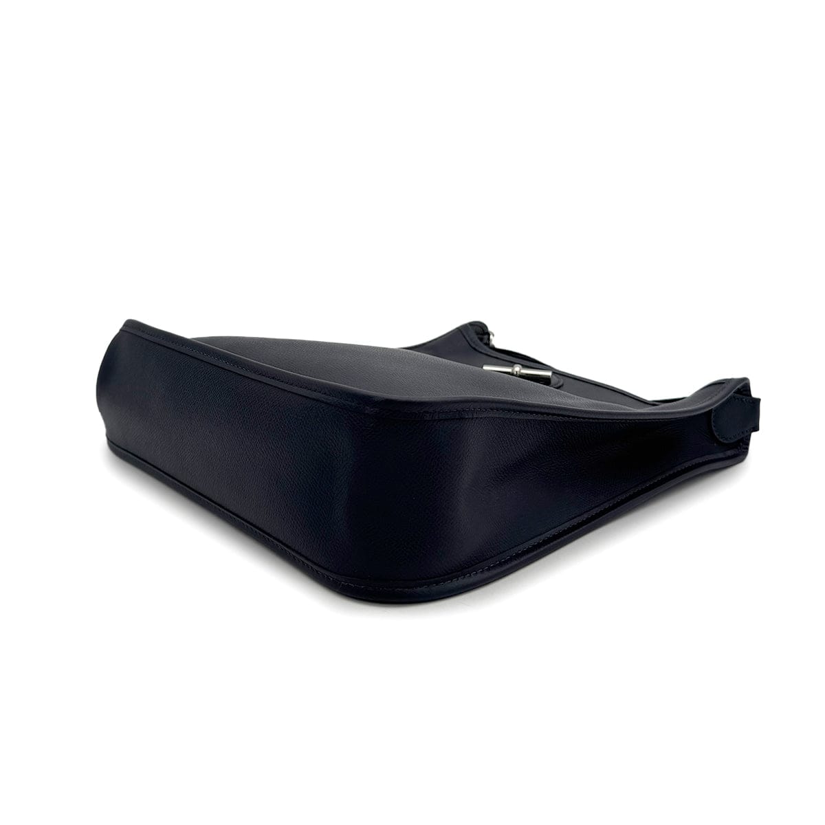 Luxury Promise Japan HERMES VESPA PM BLUE INDIGO VEAU EPSOM SHOULDER BAG 2004 SQUARE H PALLADIUM HARDWARE 90310337