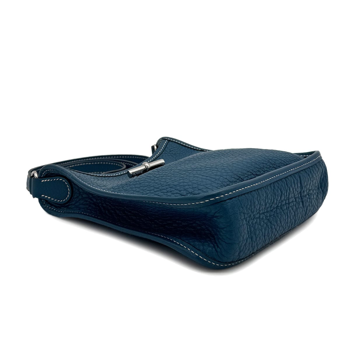 Luxury Promise Japan HERMES VESPA TPM BLUE THALASSA TAURILLON CLEMENCE SHOULDER BAG □G 90310307