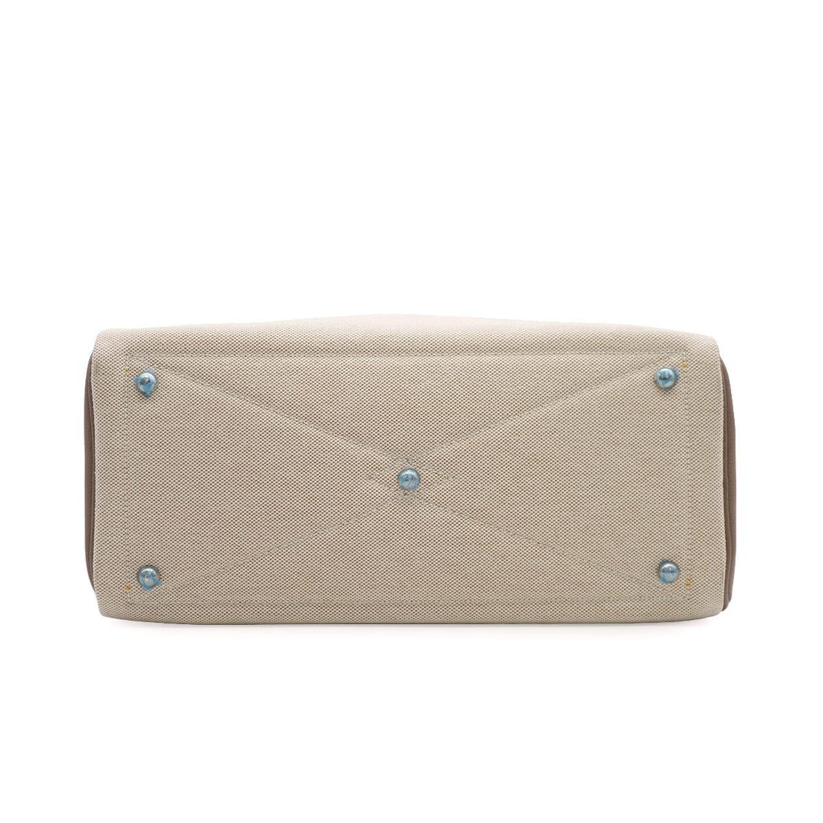 Luxury Promise Japan HERMES VICTORIA 35 ETOUPE TOILE H TAURILLON CLEMENCE HAND BAG 2007 SQUARE K PALLADIUM HARDWARE 90335153