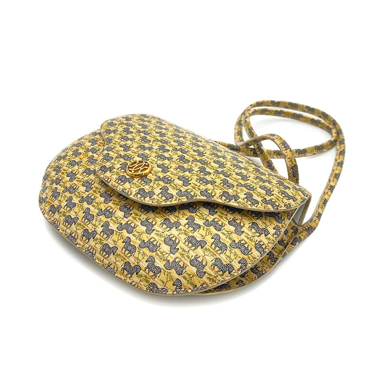 Luxury Promise Japan HERMES VINTAGE ZEBRA PATTERN SHOULDER BAG LEATHER R 90256431