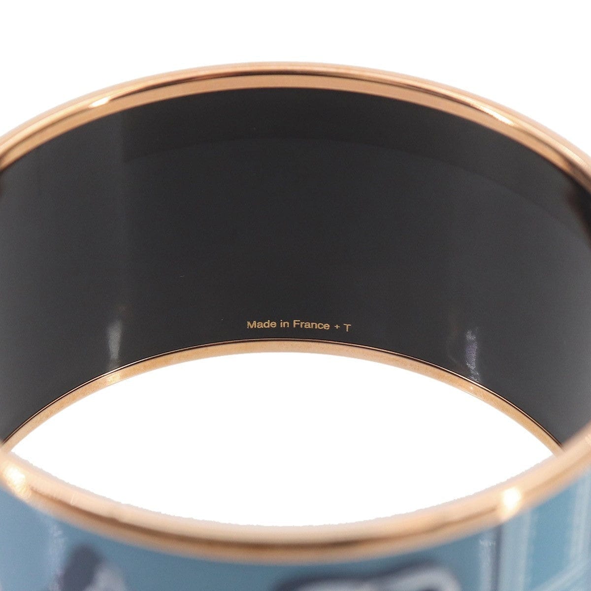 Luxury Promise Japan HERMES Email TGM Bracelet Bangle Blue Multicolor Gold Accessory 90325477