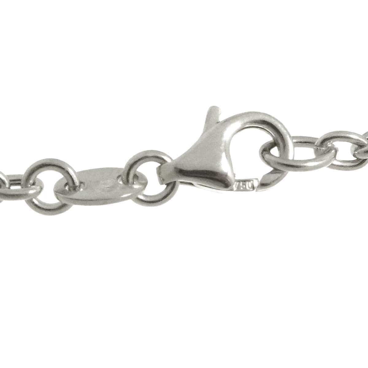 Luxury Promise Japan Diamond 0.32ct Multi Stone Necklace 18K WG White Gold 750 90295586