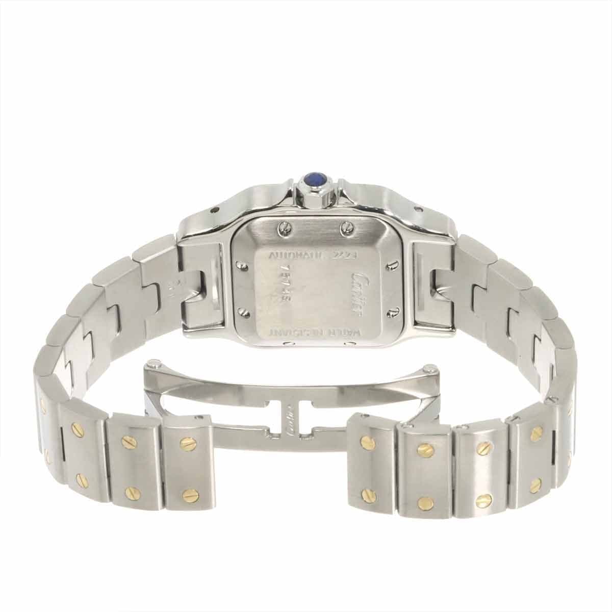 Luxury Promise Japan Cartier Santos Galbee SM W20045C4 Silver Dial Automatic Ladies 90327913