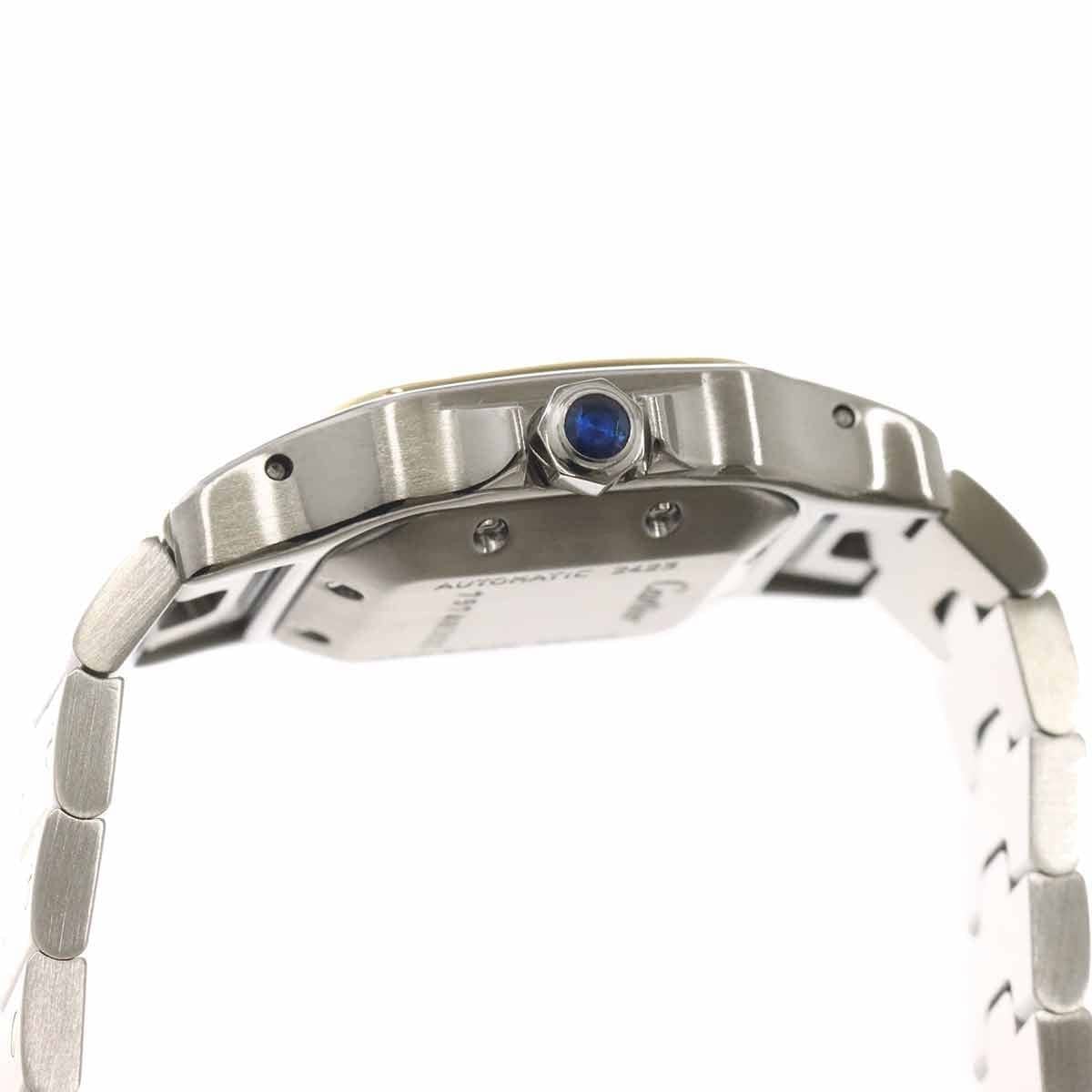 Luxury Promise Japan Cartier Santos Galbee SM W20045C4 Silver Dial Automatic Ladies 90327913