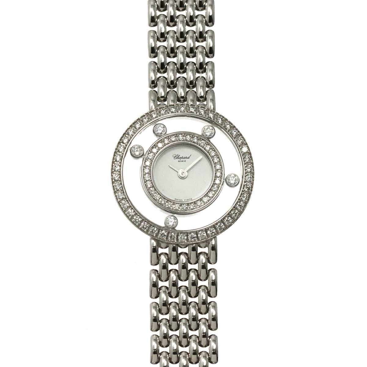 Luxury Promise Japan Chopard Happy Diamonds 205691 Ladies 750 WG 5P Diamond Ladies 90329135