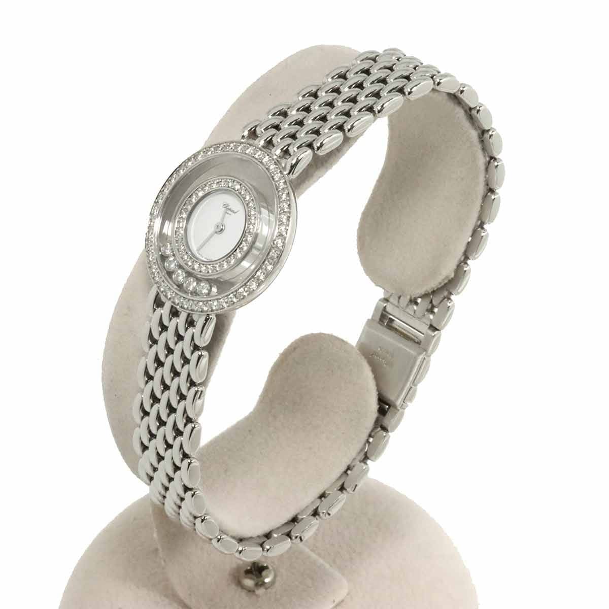 Luxury Promise Japan Chopard Happy Diamonds 205691 Ladies 750 WG 5P Diamond Ladies 90329135