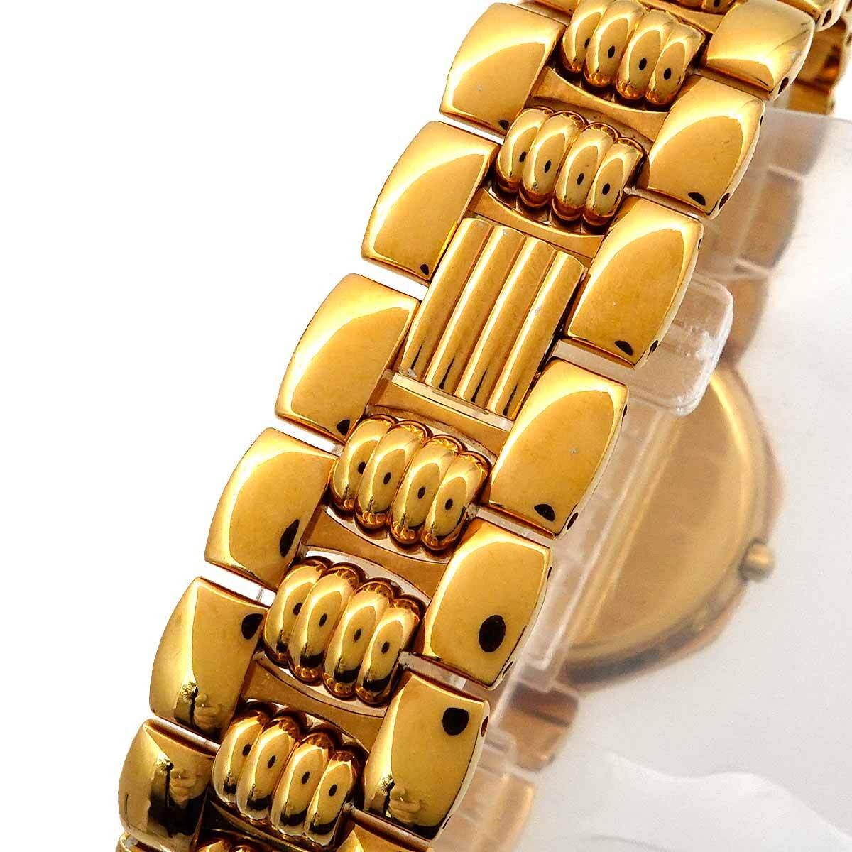 Luxury Promise Japan Christian Dior Depose 45.154 Quartz Date Gold Dial Mens Watch 90275629