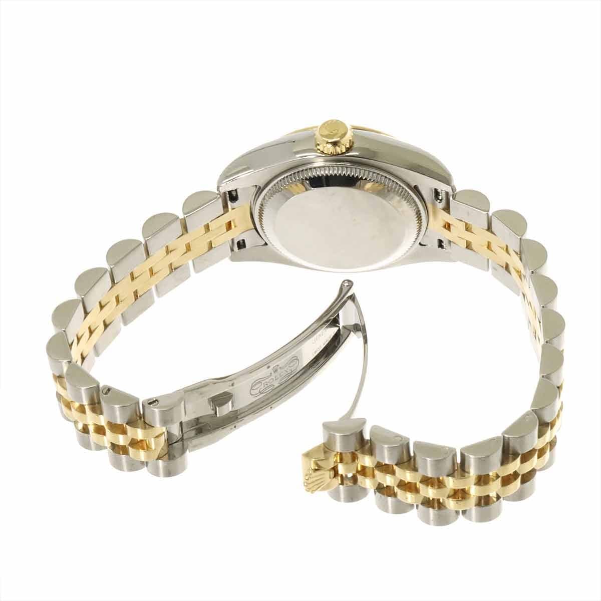 Luxury Promise Japan ROLEX Datejust 179173NGS Serial F 750 YG 10P Sapphire White shell 90293069