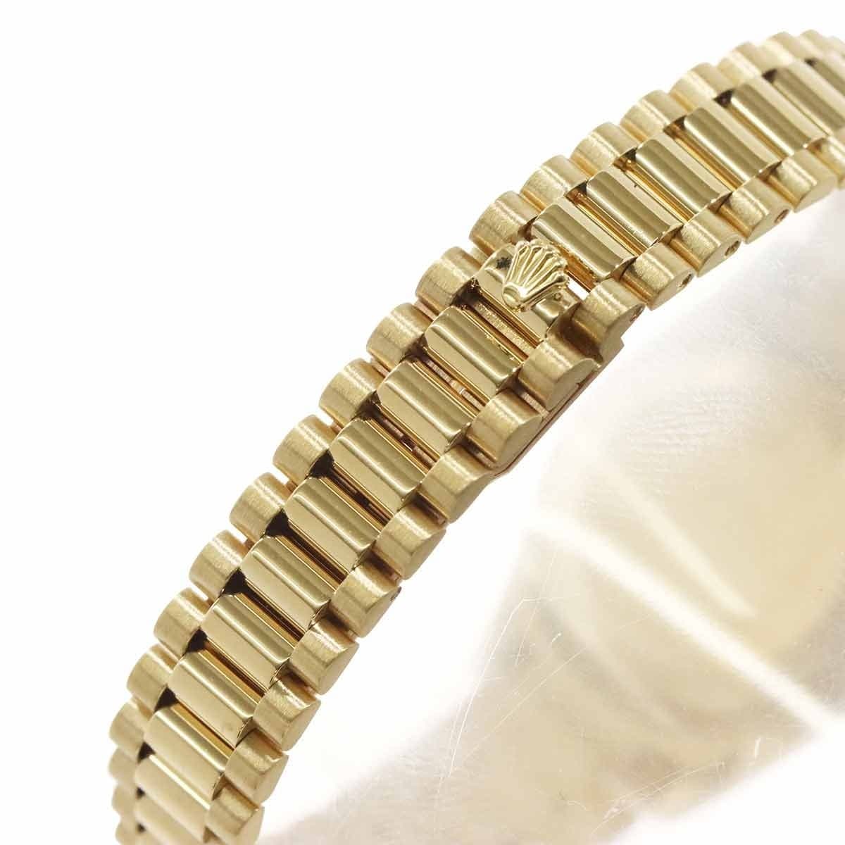 Luxury Promise Japan ROLEX Datejust 69178G Serial R 750 YG 10P Diamond Gold Dial Ladies 90324702