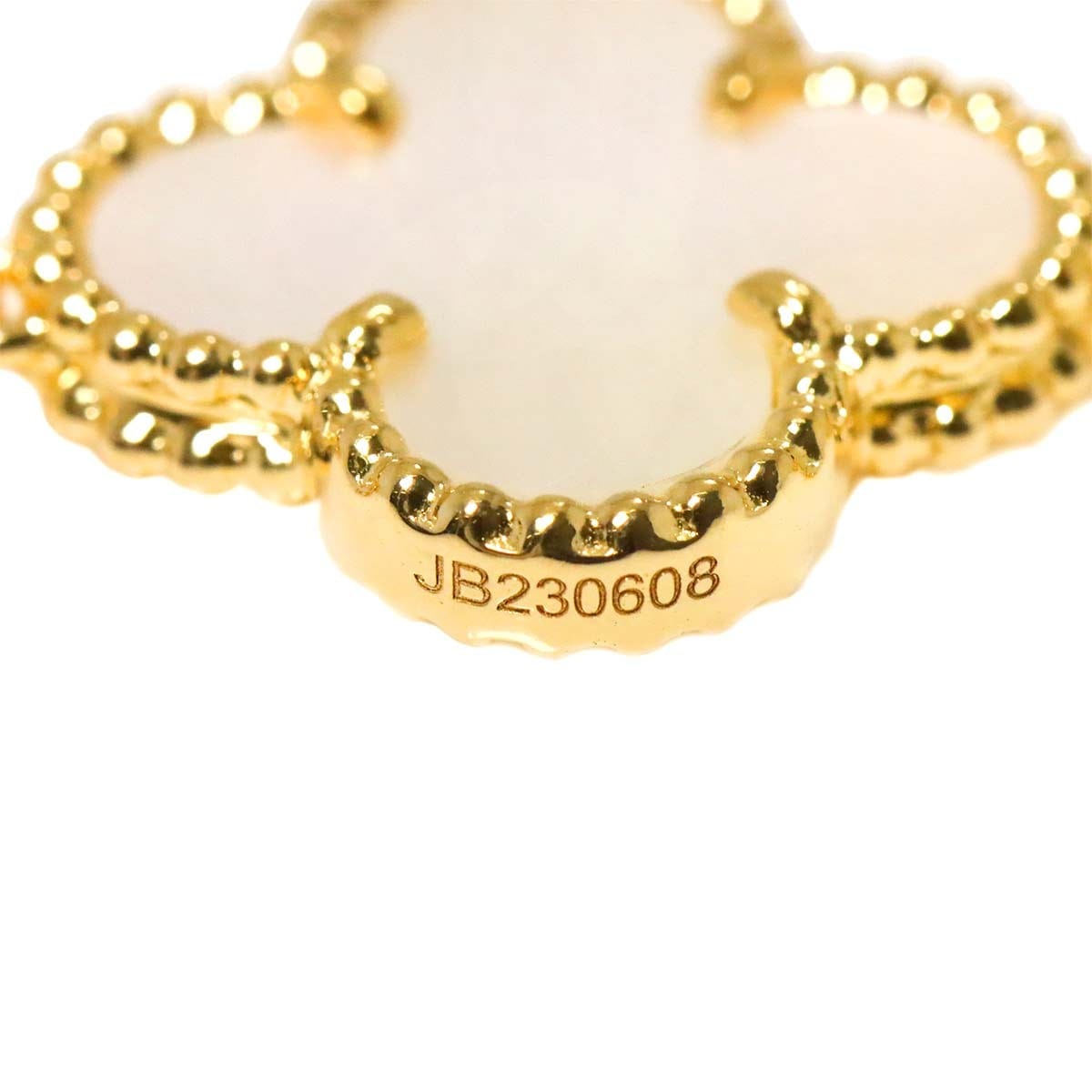 Luxury Promise Japan Van Cleef Arpels Vintage Alhambra Mother of Pearl Bracelet 18K YG 750 90286998