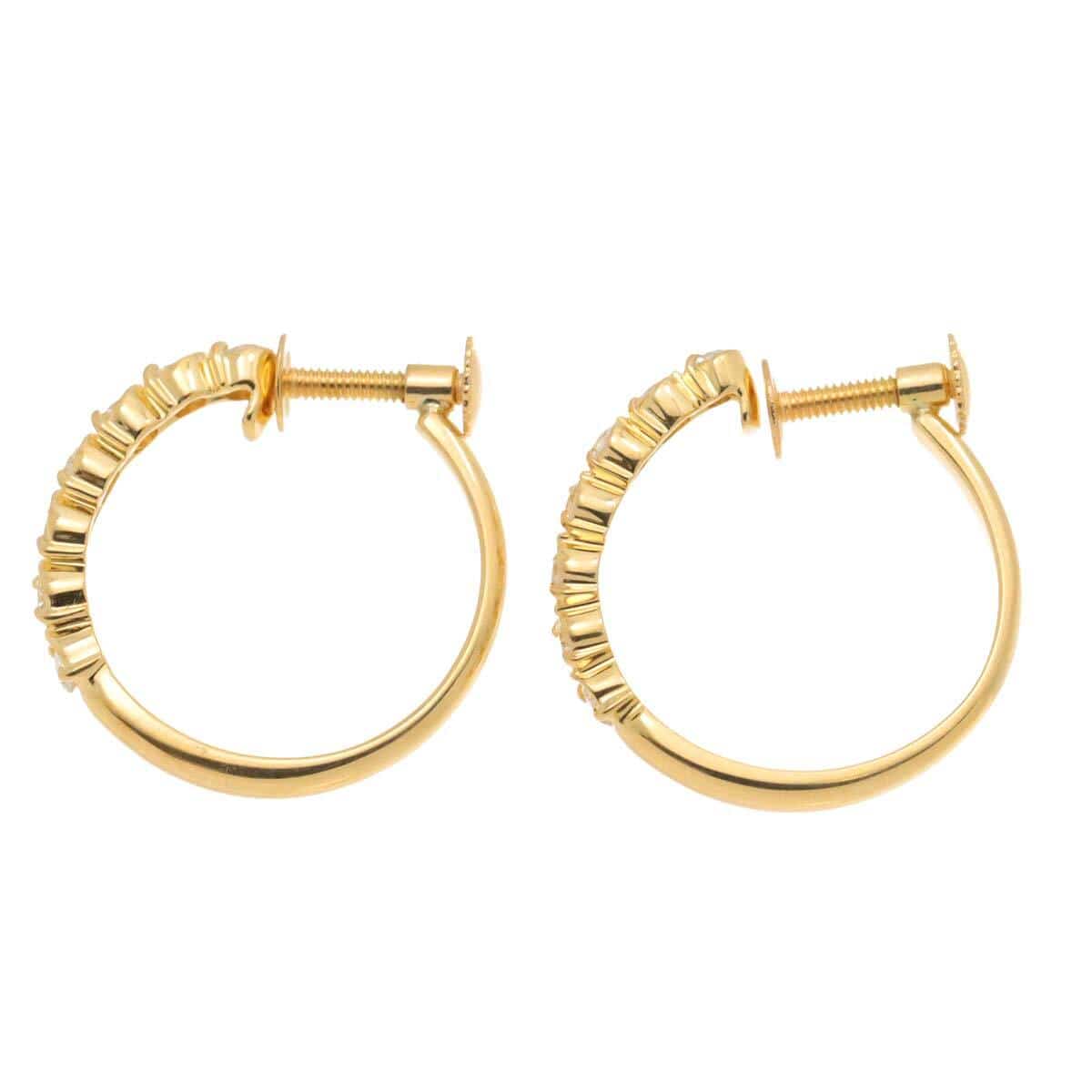 Luxury Promise Japan Diamond 0.25/0.25ct Earrings 18K K18 YG 750 90254591