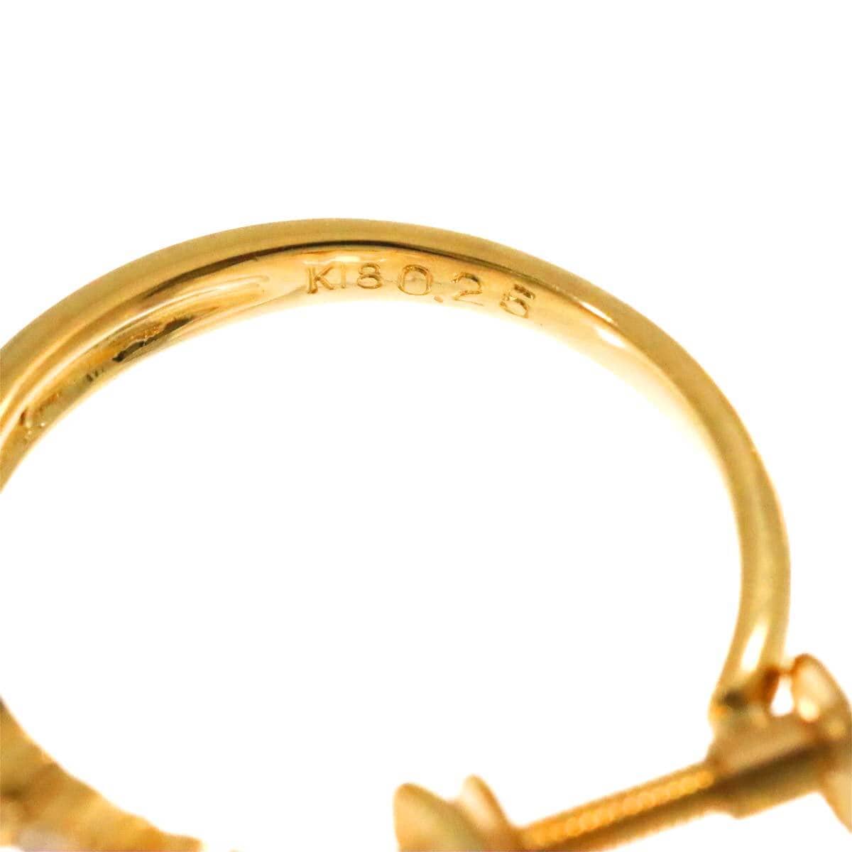 Luxury Promise Japan Diamond 0.25/0.25ct Earrings 18K K18 YG 750 90254591