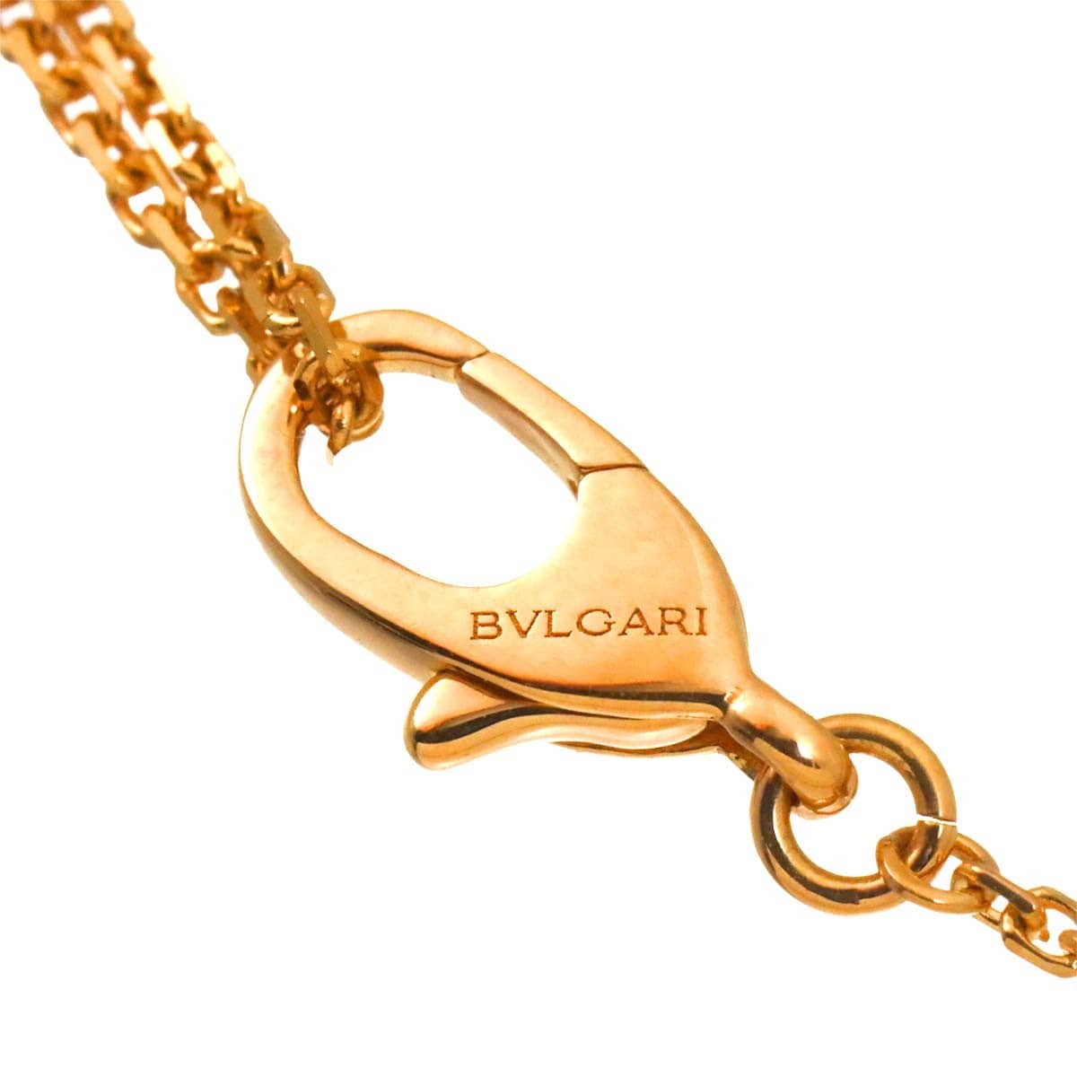 Luxury Promise Japan BVLGARI DIVAS DREAM Carnelian Diamond Necklace 18K PG 750 90311507