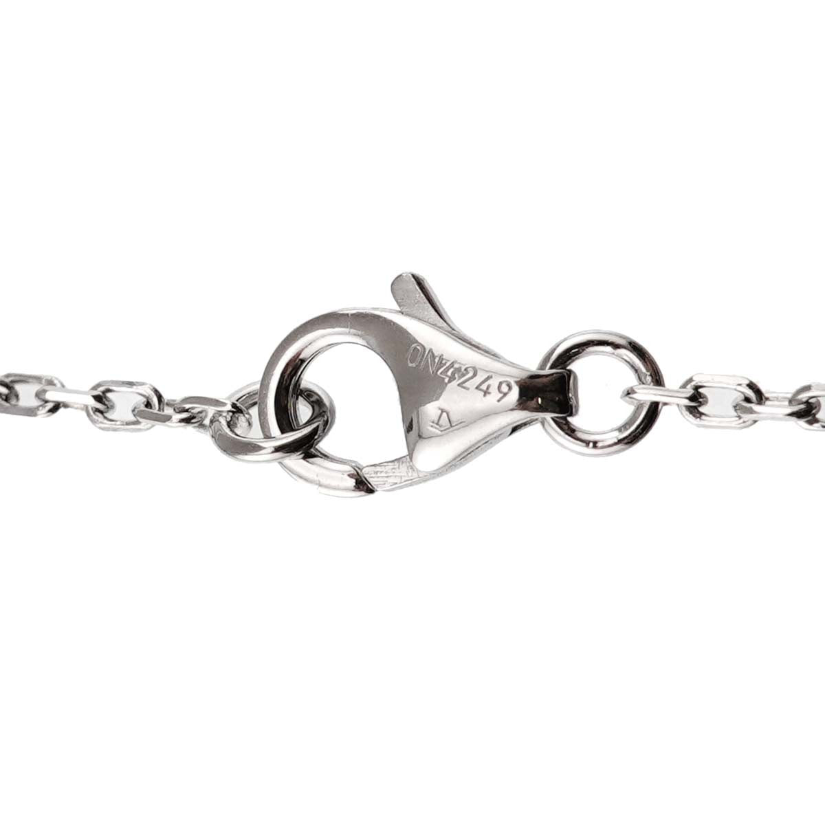 Luxury Promise Japan Cartier Heart Diamond Necklace 18K White Gold 750 90285781