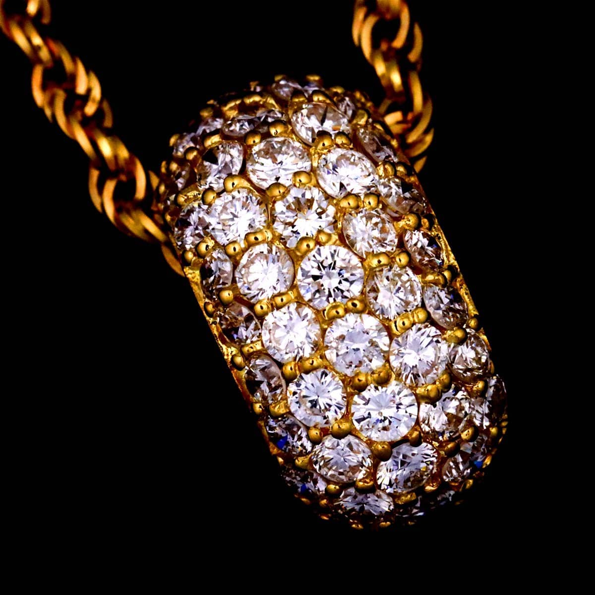 Luxury Promise Japan CELINE Diamond 0.61ct Ruby 0.03ct Necklace K18 Yellow Gold 750 90288387