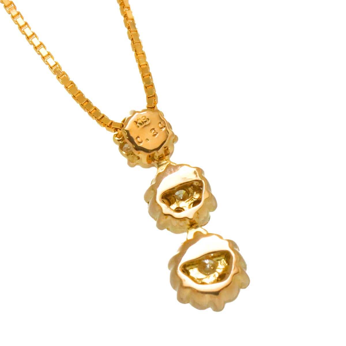 Luxury Promise Japan Diamond 0.30ct Necklace 18K Pink Gold 750 90306817