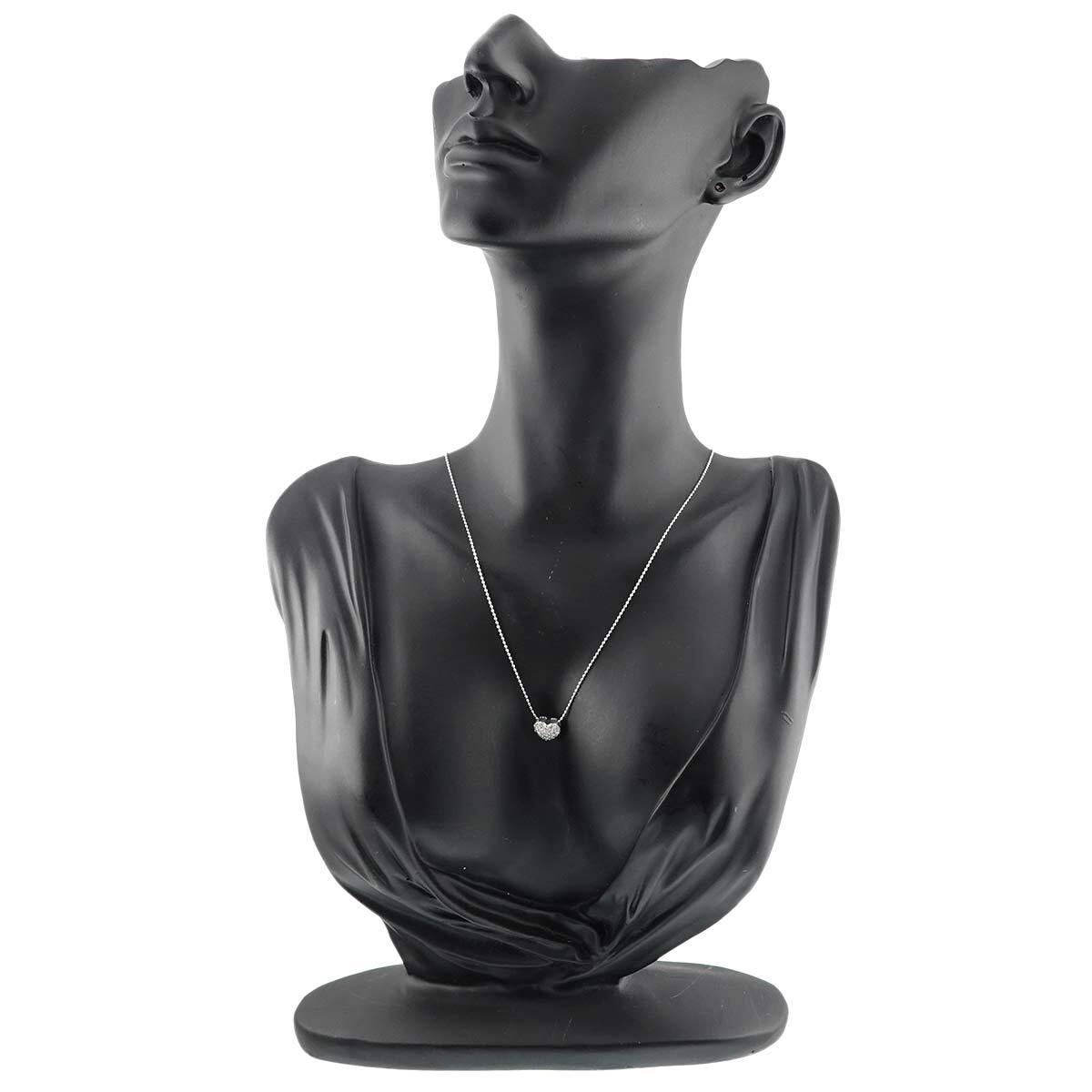 Luxury Promise Japan Diamond 0.30ct Necklace 18K WG White Gold 750 90280098