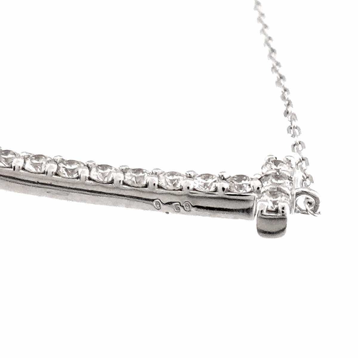 Luxury Promise Japan Diamond 0.50ct Necklace 18K WG White Gold 750 90308772