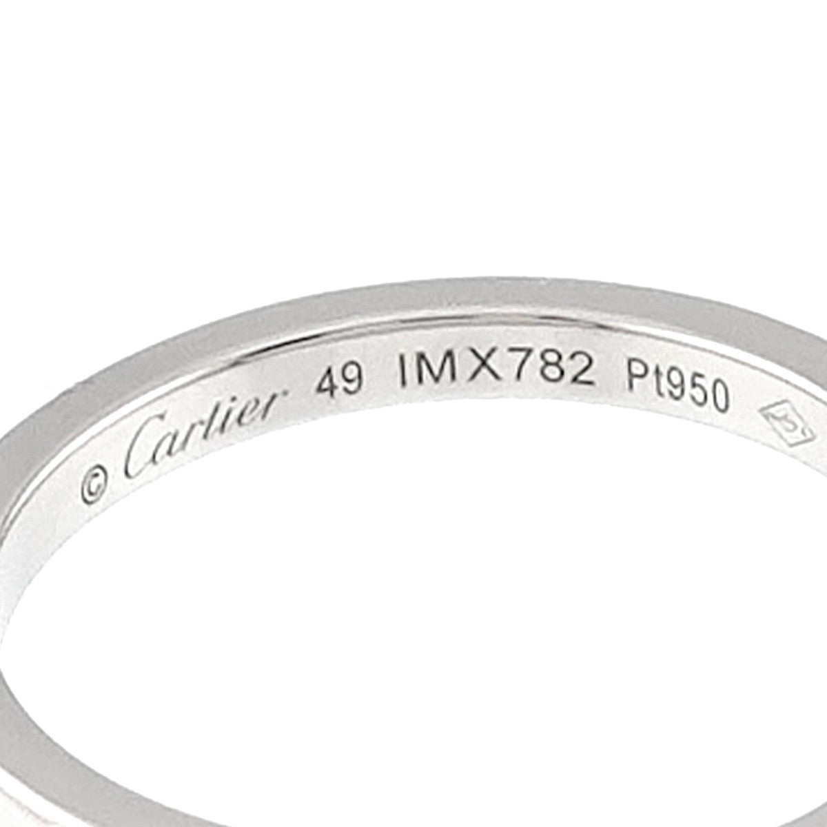 Luxury Promise Japan Cartier Ballerine Half Diamond Ring Pt Size49 4.75-5(US) 90285581