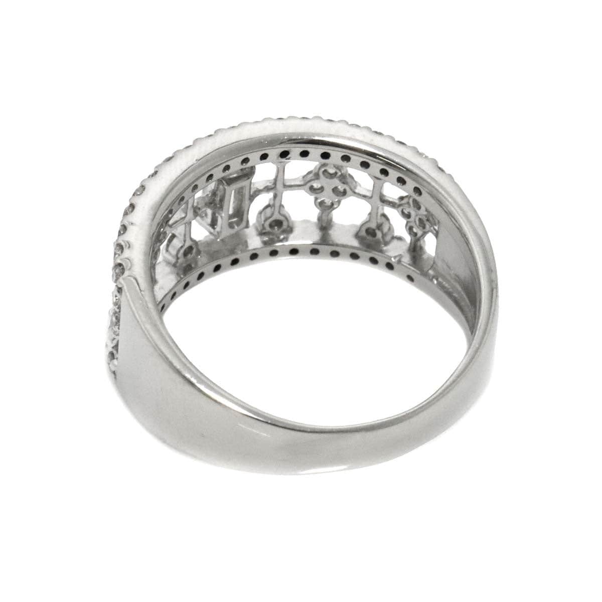 Luxury Promise Japan Diamond 0.15ct/0.52ct Ring Pt Platinum size6.5-6.75(US) 90310031