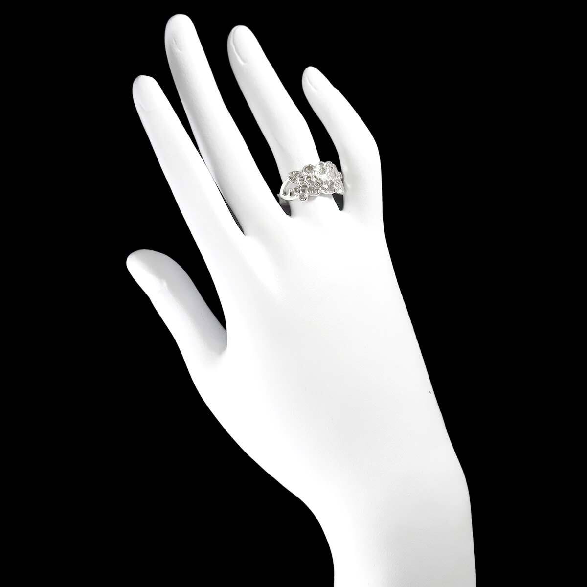 Luxury Promise Japan Diamond 0.74ct Ring 18K K18 WG White Gold size6.5-6.75(US) 90281809