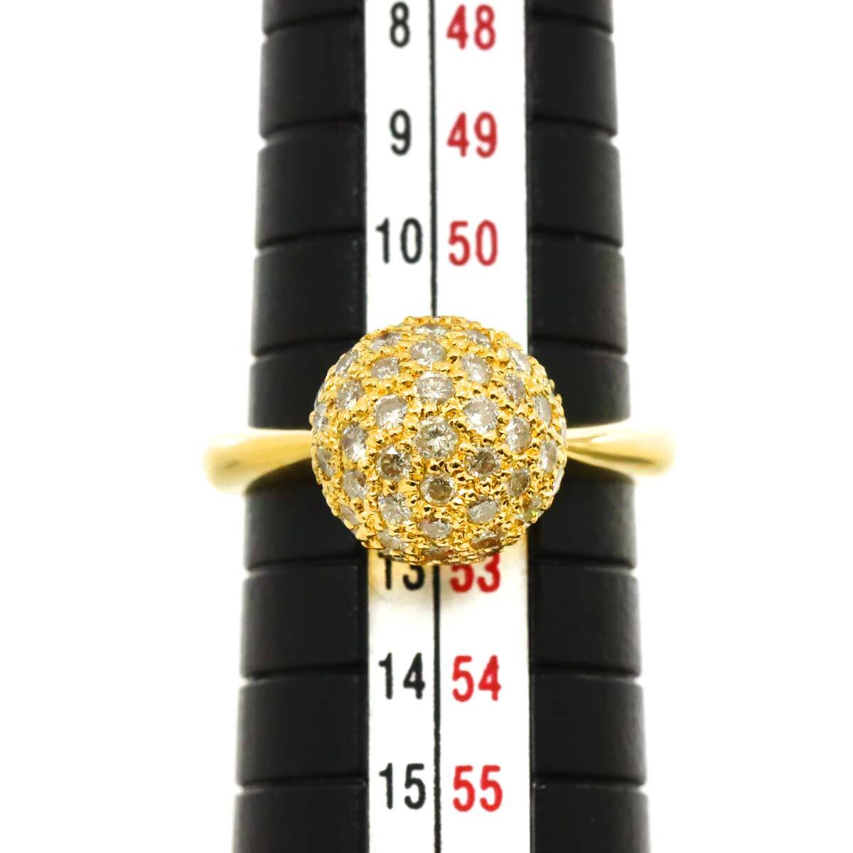 Luxury Promise Japan Diamond 1.20ct Ring 18K YG Yellow Gold 750 6(US) 90282787