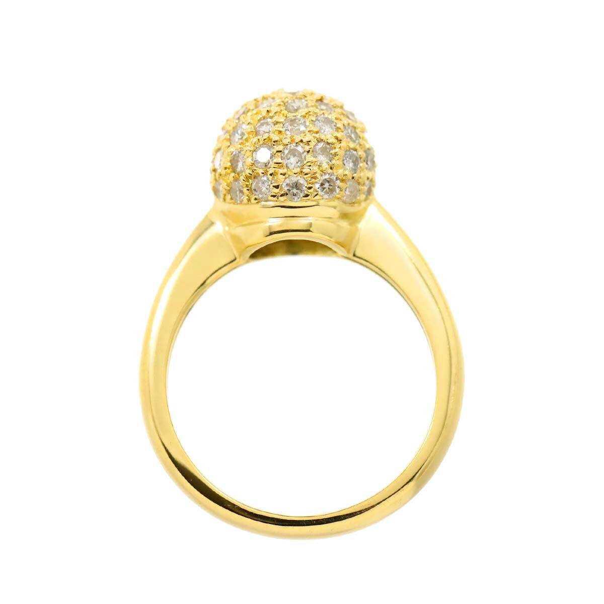 Luxury Promise Japan Diamond 1.20ct Ring 18K YG Yellow Gold 750 6(US) 90282787