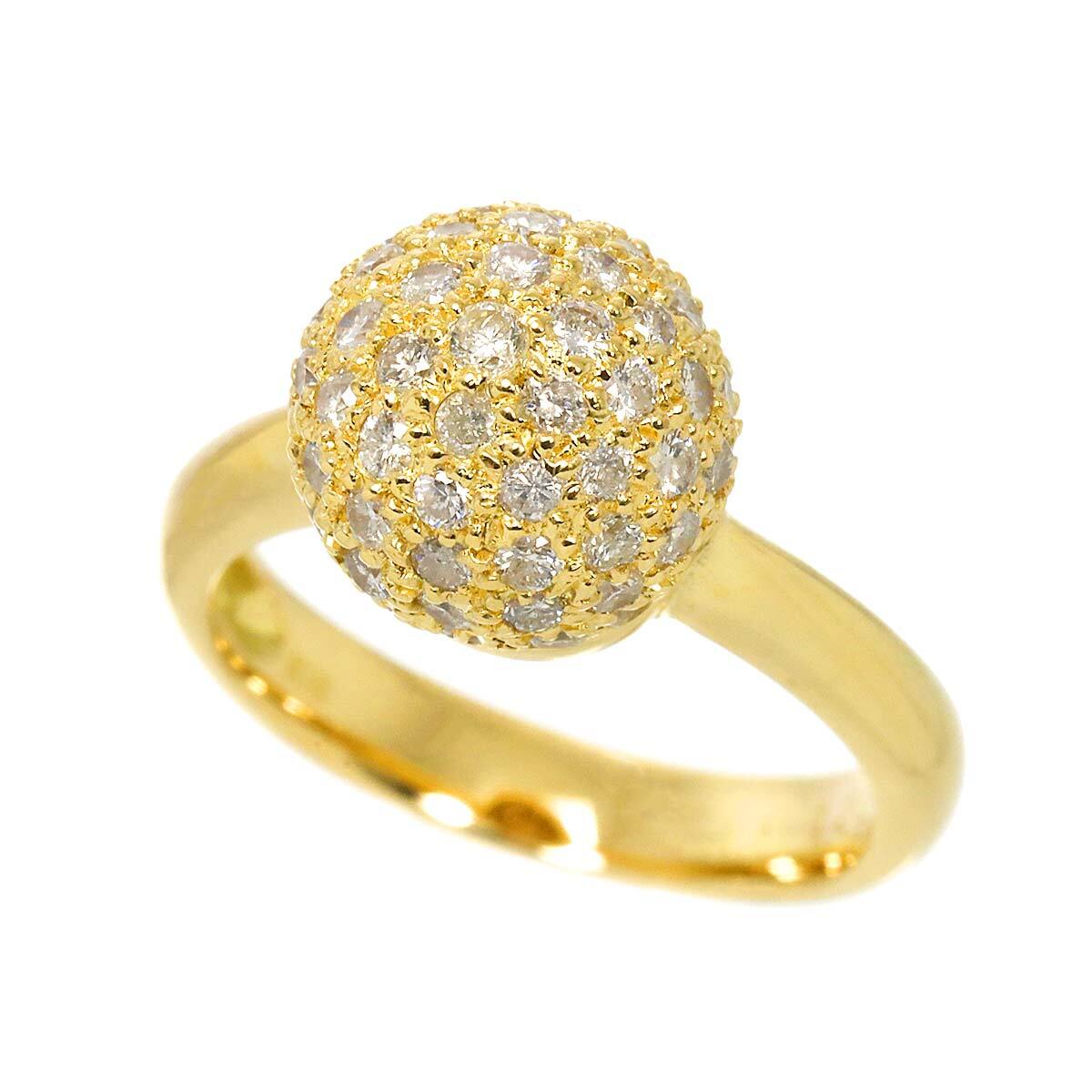 Luxury Promise Japan Diamond 1.20ct Ring 18K YG Yellow Gold 750 6(US) 90282787