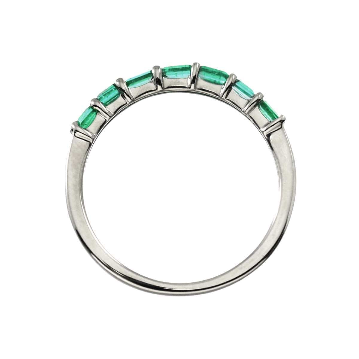 Luxury Promise Japan Emerald 0.30ct Ring Pt Platinum size6.25-6.5(US) 90316372