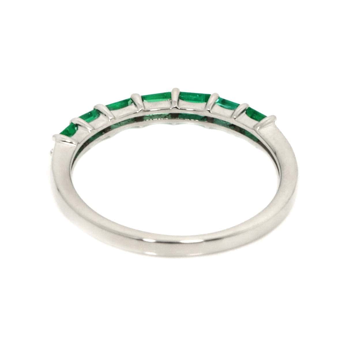Luxury Promise Japan Emerald 0.30ct Ring Pt Platinum size6.25-6.5(US) 90316372