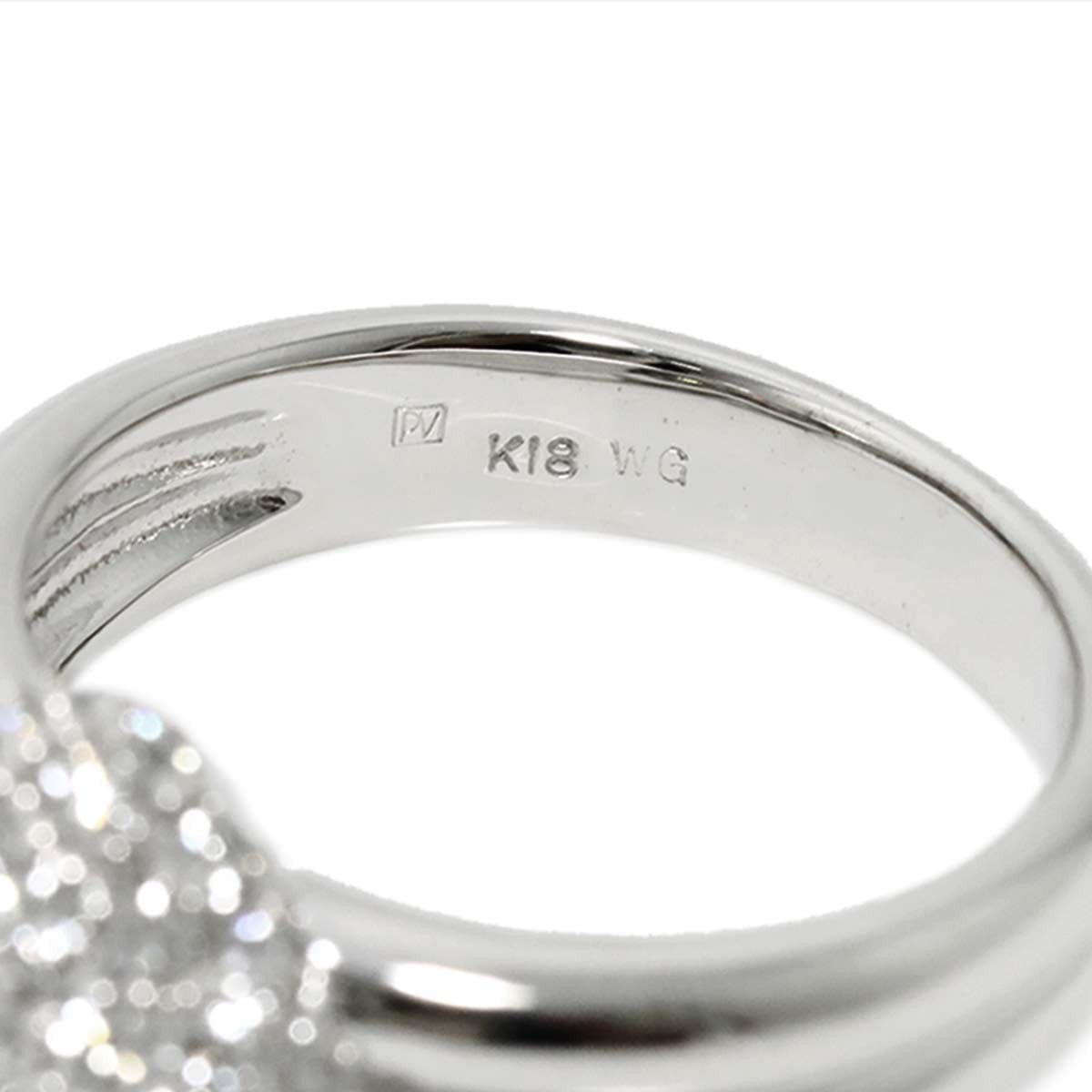 Luxury Promise Japan Ponte Vecchio Diamond 1.16ct Ring 18K WG 750 Size5.25(US) 90288133