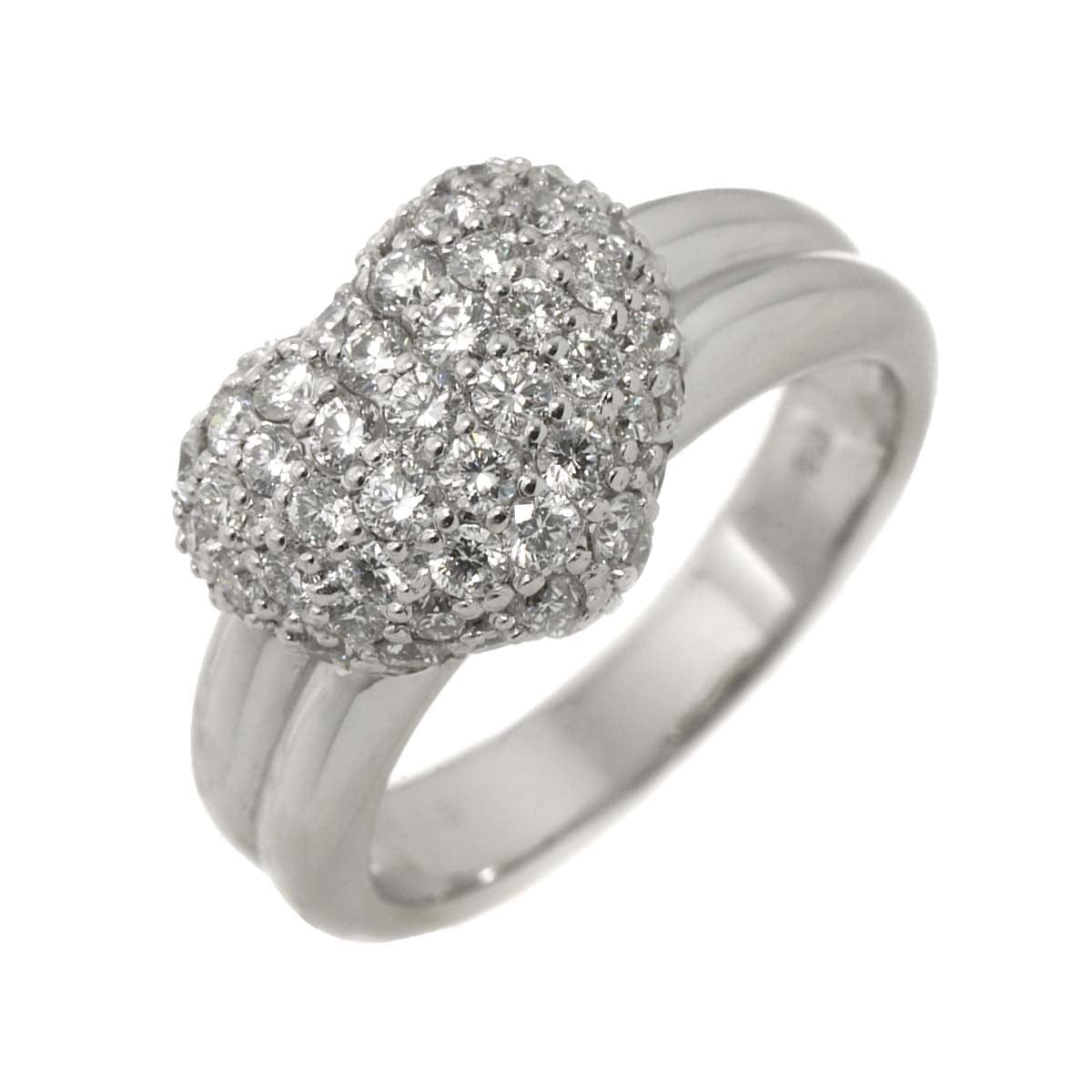 Luxury Promise Japan Ponte Vecchio Diamond 1.16ct Ring 18K WG 750 Size5.25(US) 90288133
