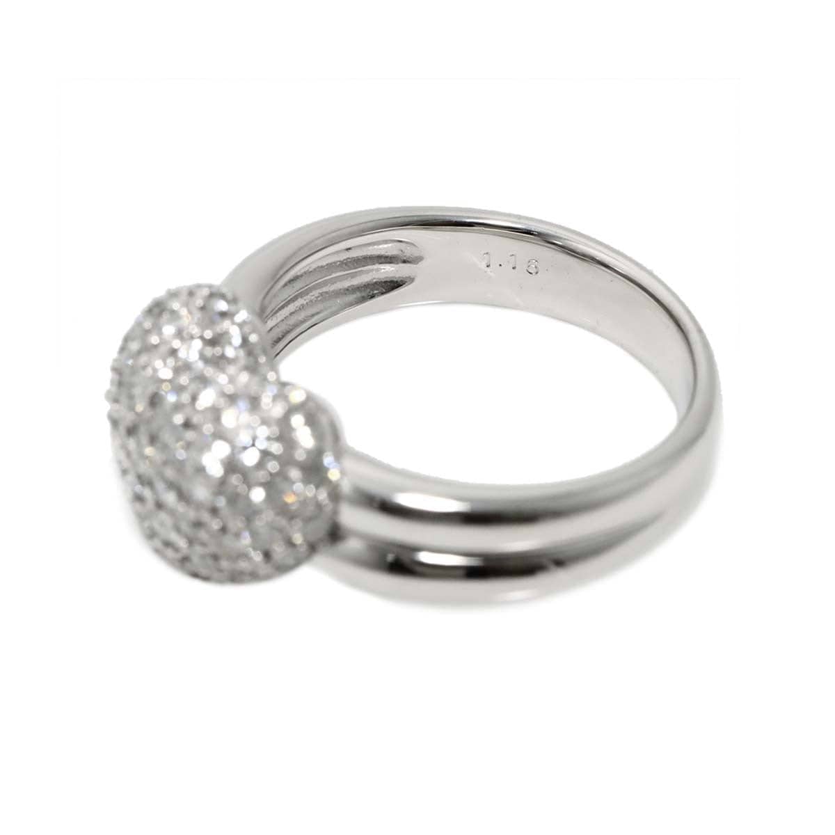 Luxury Promise Japan Ponte Vecchio Diamond 1.16ct Ring 18K WG 750 Size5.25(US) 90288133