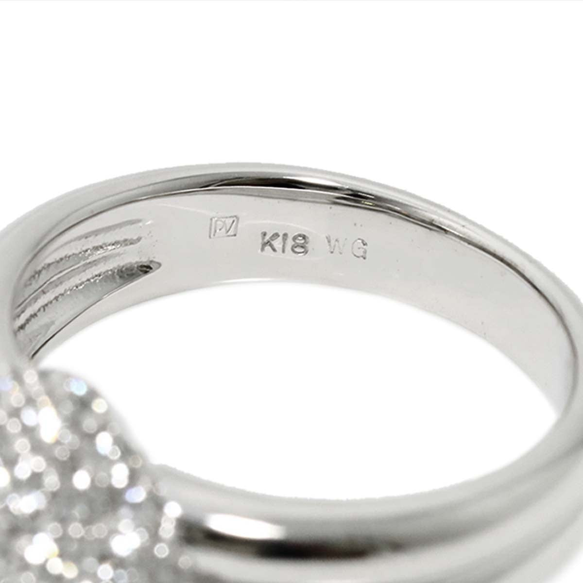 Luxury Promise Japan Ponte Vecchio Diamond 1.16ct Ring 18K WG 750 Size5.25(US) 90288133