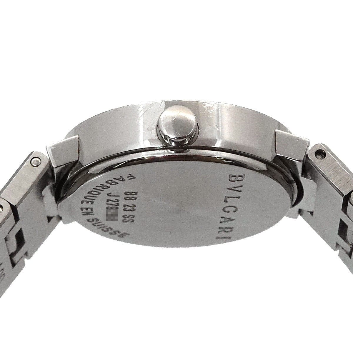 Luxury Promise Japan BVLGARI BVLGARIBVLGARI BB23SS Quartz Black Dial Ladies Watch 90309593