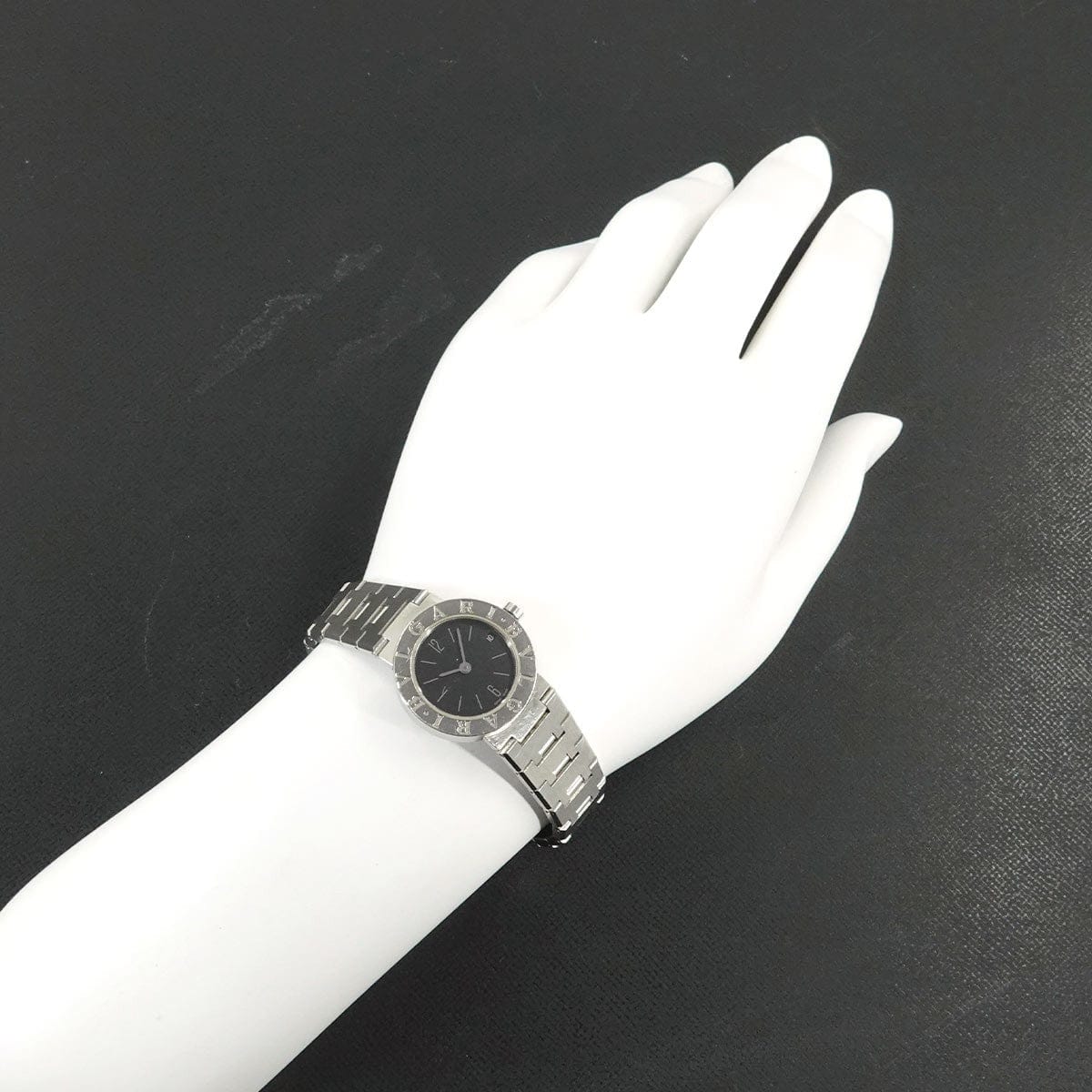 Luxury Promise Japan BVLGARI BVLGARIBVLGARI BB23SS Quartz Black Dial Ladies Watch 90312016