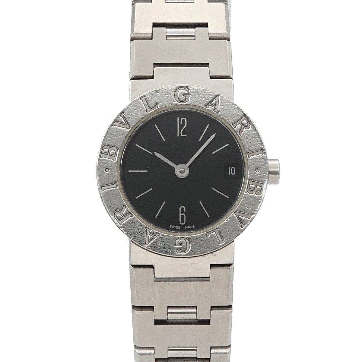 Luxury Promise Japan BVLGARI BVLGARIBVLGARI BB23SS Quartz Black Dial Ladies Watch 90312016