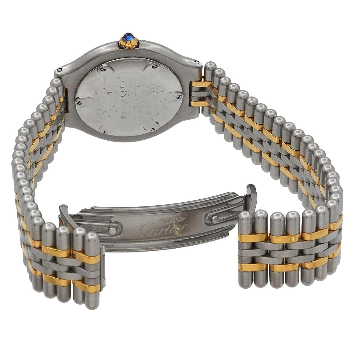 Luxury Promise Japan Cartier Must 21 Van Thian W10050F4 Quartz Cream Dial Boys Watch 90289958