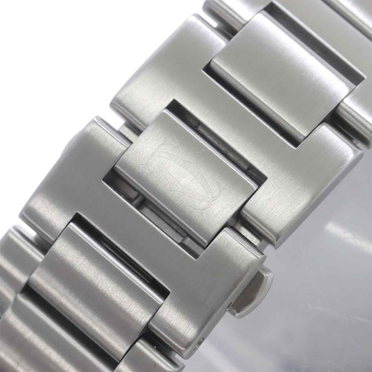 Luxury Promise Japan Cartier Pasha Seatimer W31077M7 Automatic Date Black Dial Mens Watch 90284604