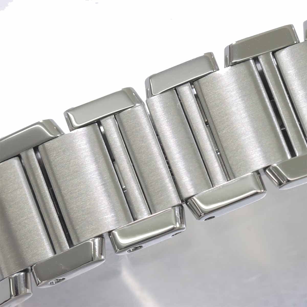 Luxury Promise Japan Cartier Tank Francaise SM W51008Q3 Quartz Silver Dial Ladies Watch 90286360