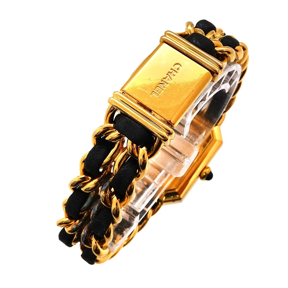 Luxury Promise Japan CHANEL Premiere Size S H0001 Vintage Quartz Black Dial Ladies Watch 90244274