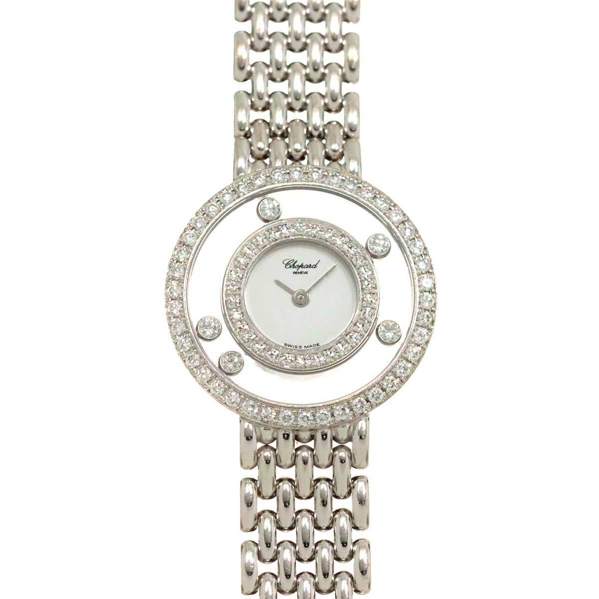 Luxury Promise Japan Chopard Happy Diamonds 4119 1 Ladies 750 WG 5P Diamond 90258946
